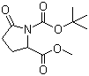 structure of CAS# 108963-96-8, Boc-L-Pyroglutamic acid methyl ester