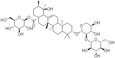 Ilexsaponin B3 molecular structure (CAS 109008-26-6)