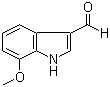 structure of CAS# 109021-59-2, 7-Methoxy-3-indolecarboxaldehyde