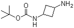 structure of CAS# 1090904-48-5, 3-氨基-1-环丁基氨基甲酸叔丁酯