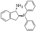 (1S,2S)-2-(二苯基膦基)-2,3-二氢-1H-茚-1-胺分子结构 (CAS 1091606-69-7)