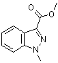 1-甲基-1H-吲唑-3-羧酸甲酯分子结构 (CAS 109216-60-6)