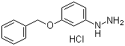 3-苄氧基苯肼盐酸盐分子结构 (CAS 109221-90-1)
