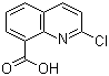 2-氯-8-喹啉甲酸分子结构 (CAS 1092287-54-1)