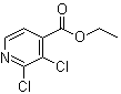 2,3-二氯-4-吡啶羧酸乙酯分子结构 (CAS 1092353-03-1)