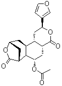 8-表黄独素 E 乙酸酯分子结构 (CAS 1092368-67-6)