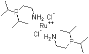 structure of CAS# 1092372-90-1, Dichlorobis[2-(diisopropylphosphino)ethylamine]ruthenium(II)
