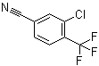3-氯-4-(三氟甲基)苯甲腈分子结构 (CAS 1092460-79-1)