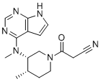(3S,4S)-托法替尼分子结构 (CAS 1092578-47-6)