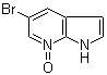 5-溴-1H-吡咯并[2,3-b]吡啶 7-氧化物分子结构 (CAS 1092580-91-0)