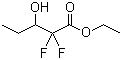 2,2-二氟-3-羟基戊酸乙酯分子结构 (CAS 1092693-68-9)