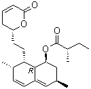 CAS # 109273-98-5, alpha,beta-Dehydrolovastatin, 2',3'-Anhydromonacolin K, Dehydrolovastatin, Dehydromonacolin K, L 642257