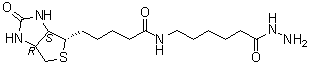 structure of CAS# 109276-34-8, Biotinamidocaproyl hydrazide