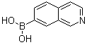 异喹啉-7-硼酸分子结构 (CAS 1092790-21-0)