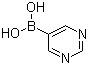 5-嘧啶硼酸分子结构 (CAS 109299-78-7)