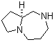 (9aS)-八氢-1H-吡咯并[1,2-a][1,4]二氮杂卓分子结构 (CAS 109324-83-6)
