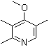 4-甲氧基-2,3,5-三甲基吡啶分子结构 (CAS 109371-19-9)