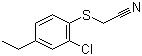 2-(2-氯-4-乙基苯硫基)乙腈分子结构 (CAS 1093758-93-0)