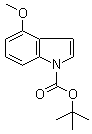 4-甲氧基-1H-吲哚-1-甲酸叔丁酯分子结构 (CAS 1093759-59-1)