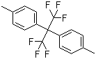 structure of CAS# 1095-77-8, 2,2-双(4-甲基苯基)六氟丙烷