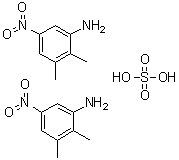 CAS 登录号：109508-62-5, 5-硝基-2,3-二甲苯胺半硫酸盐