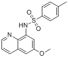 structure of CAS# 109628-27-5, N-(6-Methoxy-8-quinolyl)-4-toluenesulfonamide