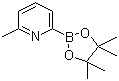 6-甲基吡啶-2-硼酸频哪醇酯分子结构 (CAS 1096689-44-9)