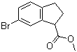 6-溴-1,3-二氢-1H-茚-1-羧酸甲酯分子结构 (CAS 1097326-38-9)