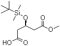 CAS # 109744-49-2, (3R)-3-(tert-Butyldimethylsilyl)oxypentanedioate-1-methyl monoester