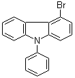 structure of CAS# 1097884-37-1, 4-Bromo-9-phenyl-9H-carbazole