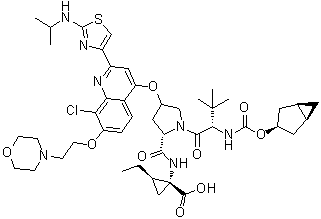 Vedroprevir分子结构 (CAS 1098189-15-1)