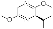 structure of CAS# 109838-85-9, (R)-2,5-二氢-3,6-二甲氧基-2-异丙基吡嗪
