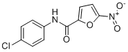 N-(4-氯苯基)-5-硝基呋喃-2-甲酰胺分子结构 (CAS 109844-92-0)