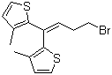 2,2'-(4-溴-1-亚丁烯基)双[3-甲基噻吩]分子结构 (CAS 109857-81-0)