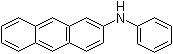 2-苯胺基蒽分子结构 (CAS 109871-20-7)