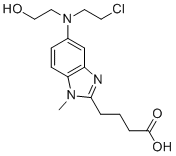 羟基苯达莫司汀分子结构 (CAS 109882-27-1)