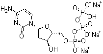 structure of CAS# 109909-44-6, 2'-脱氧胞苷-5'-三磷酸三钠盐