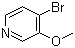 4-溴-3-甲氧基吡啶分子结构 (CAS 109911-38-8)