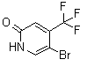 5-溴-4-(三氟甲基)-2(1H)-吡啶酮分子结构 (CAS 109919-32-6)