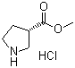 structure of CAS# 1099646-61-3, (3S)-3-吡咯烷羧酸甲酯盐酸盐