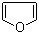 structure of CAS# 110-00-9, 呋喃