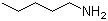 Amylamine molecular structure (CAS 110-58-7)