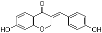 7-羟基-3-(4-羟基亚苄基)色满-4-酮分子结构 (CAS 110064-50-1)