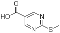 2-(甲硫基)嘧啶-5-羧酸分子结构 (CAS 110099-94-0)