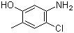 structure of CAS# 110102-86-8, 4-氯-5-氨基邻甲酚