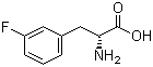 structure of CAS# 110117-84-5, 3-Fluoro-D-phenylalanine