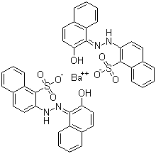 CAS # 1103-38-4, Pigment Red 49:1, Lithol Red BA, 2-(2-Hydroxy-1-naphthylazo)-1-naphthalenesulfonic acid barium salt (2:1), Barium bis[2-[(2-hydroxynaphthyl)azo]naphthalenesulphonate]