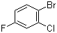 structure of CAS# 110407-59-5, 1-溴-2-氯-4-氟苯