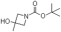 3-羟基-3-甲基氮杂环丁烷-1-甲酸叔丁酯分子结构 (CAS 1104083-23-9)
