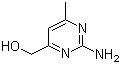 2-氨基-6-甲基-4-嘧啶甲醇分子结构 (CAS 110429-43-1)